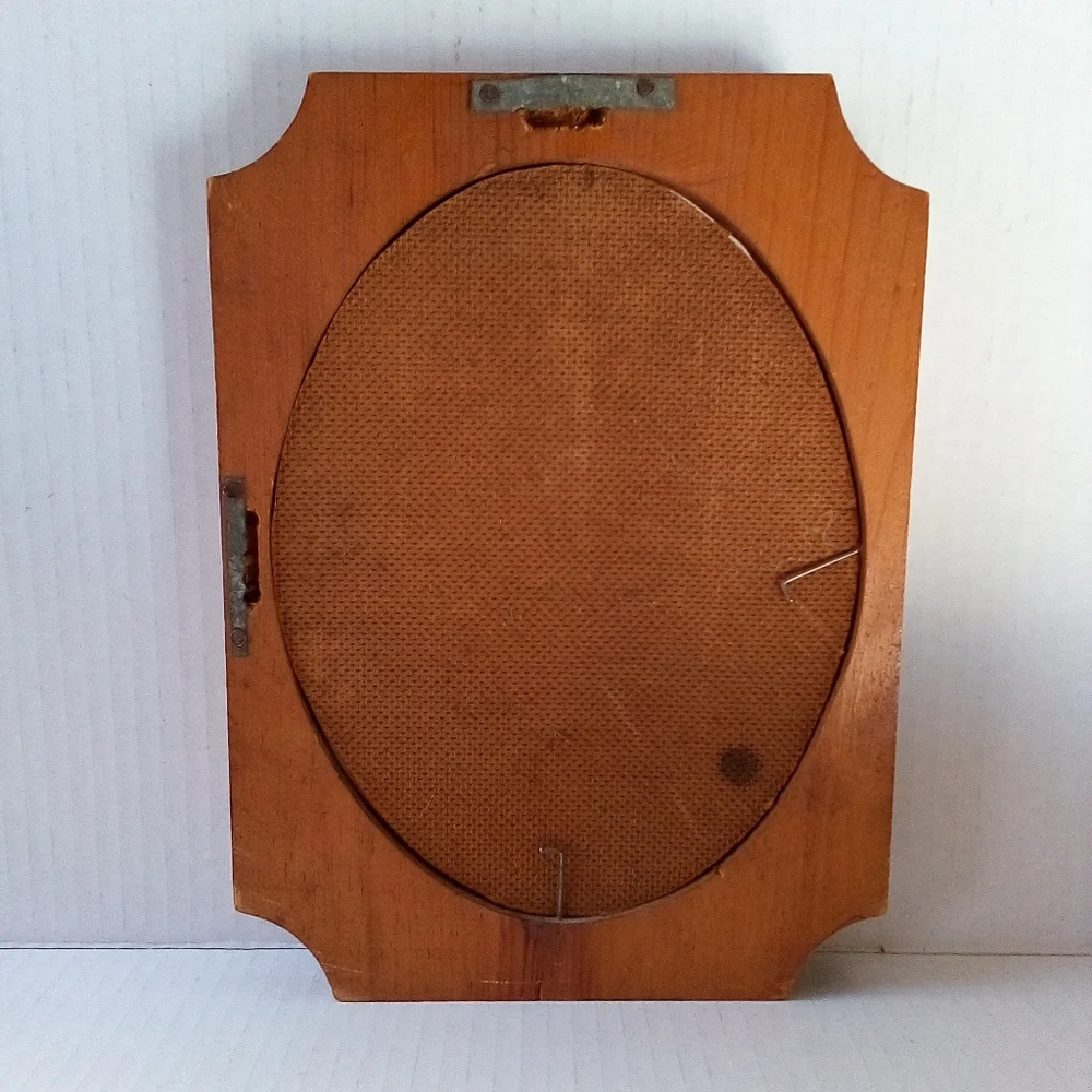 Vintage real wood 5x7 picture frame